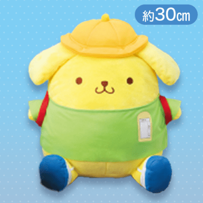 【グリーン】ポムポムプリン小学生BIGぬいぐるみ