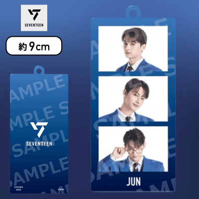 【JUN】SEVENTEEN　モアプラスアクリルキーチェーン