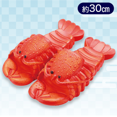 【赤】エビサンダル(ロブスター)