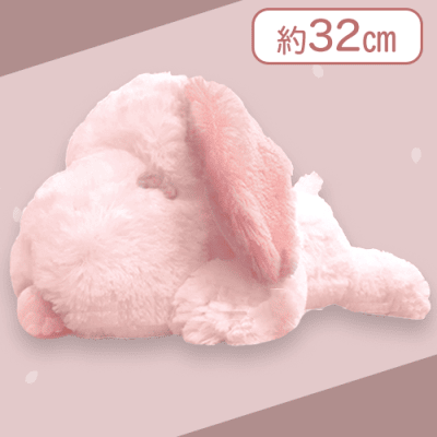 【サクラ】スヌーピー　寝そべりキュートBIGぬい15
