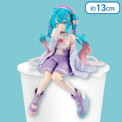 初音ミク ぬーどるストッパーフィギュアー恋するセーラー服 パープルver.ー