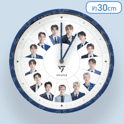 SEVENTEEN　プレミアムウォールクロック