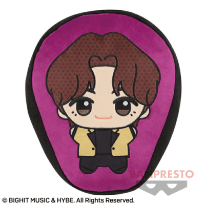 【V（パープル）】TinyTAN Butter ちびぐるみダイカットクッションvol.2