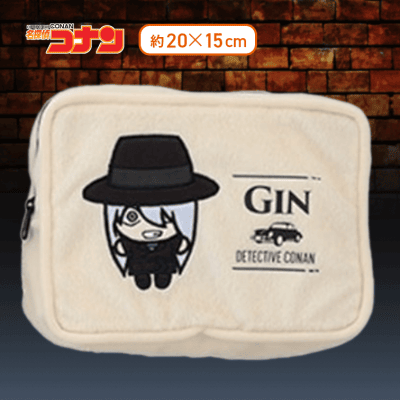 【ジン】名探偵コナン　スクエアポーチ2023