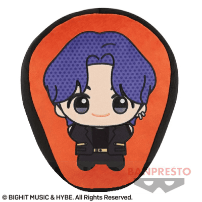 【Jung Kook（オレンジ）】TinyTAN Butter ちびぐるみダイカットクッションvol.2