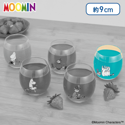 【ニョロニョロ】ムーミン　5種のまあるいグラス