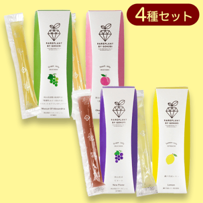 フルーツコラーゲンゼリー4種セット※賞味期限:2023/11/23