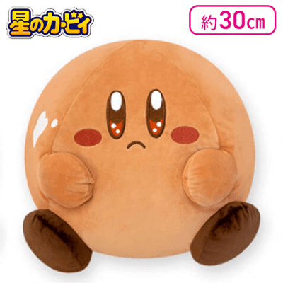 チョコレート】星のカービィ まんまるカービィBIGぬいぐるみ