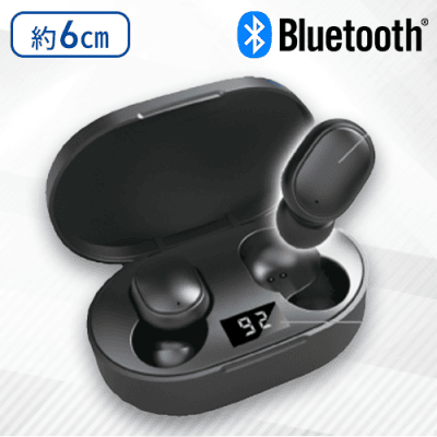【ブラック】BTカラムイヤホン
