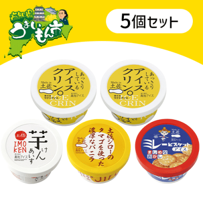 【5個セット】土佐のおやつアイス