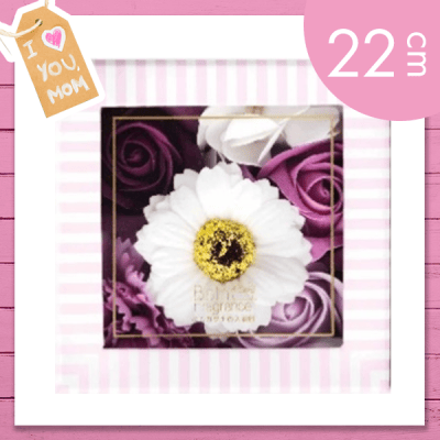 【パープル】バスフレグランスボックスアレンジ