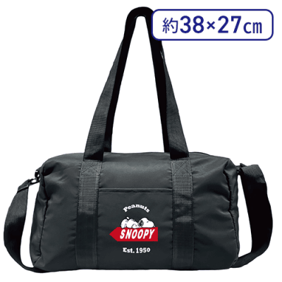 【レッド】スヌーピーボストンバッグ