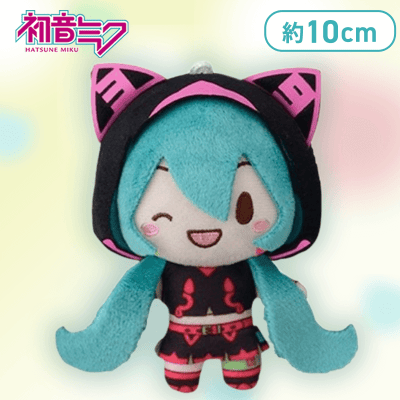 【笑顔】初音ミクシリーズ　ふわぷち　マスコット“初音ミク”〜ライブVer.〜