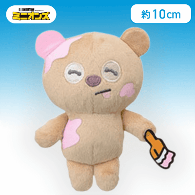 【ピンク】ミニオン　マスコット“ティム”　ペンキVer.