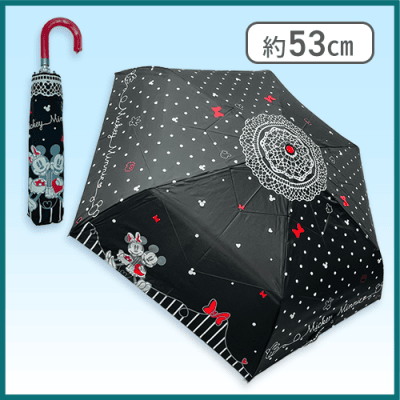 【ミッキー&ミニー クラシック】折り畳み傘