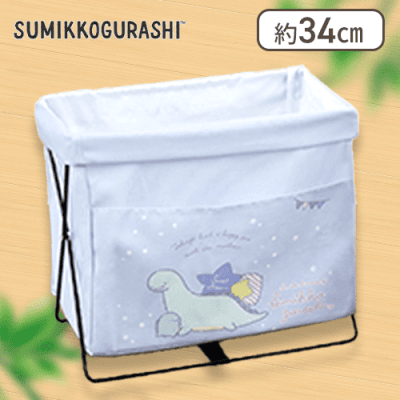 【ブルー】すみっコぐらし ポケット付きマルチ収納ラック