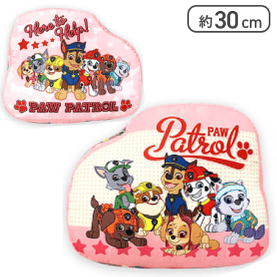 【ピンク】パウ・パトロールダイカットクッション