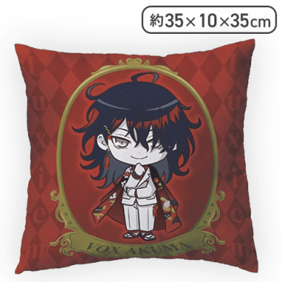【Vox Akuma(レッド)】NIJISANJI EN Luxiem プレミアムクッション“Vox Akuma＆集合”