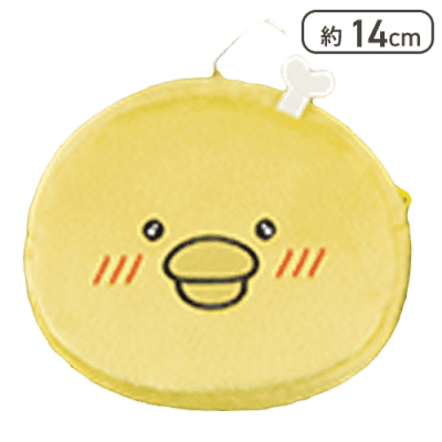 【ほねチキン(キラキラ)】チキップダンサーズ ボールチェーン付きフェイスポーチ