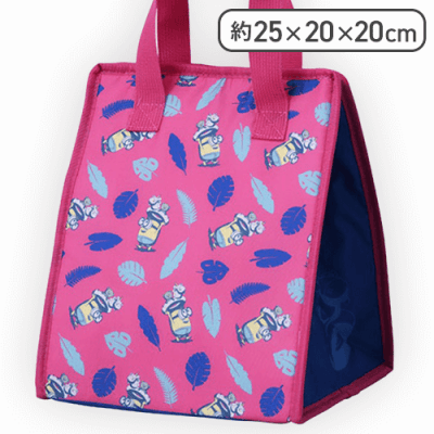 【ピンク】ミニオン プレミアムクーラートートバッグ