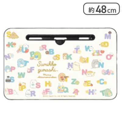 【クリーム】すみっコぐらし あつまるんです 木製ラップトップテーブル