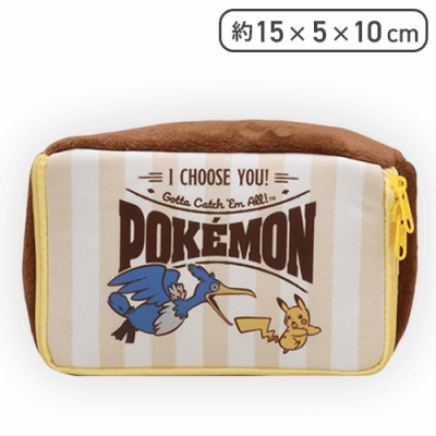 【ピカチュウ＆ウッウ】ポケットモンスター Logo Collectionポーチ