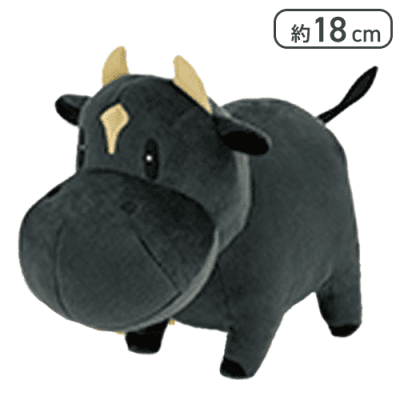 【ウシさん(黒)】牧場物語 ウシさんぬいぐるみ
