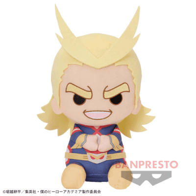公式通販サイトセール オールマイト】僕のヒーローアカデミア でっかいぽふっと ぬいぐるみ・マスコット