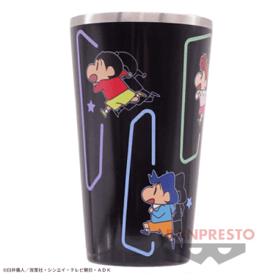 黒】クレヨンしんちゃん フルカラータンブラー | オンラインクレーン
