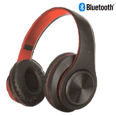 【ブラック×レッド】BTスコットヘッドホン７