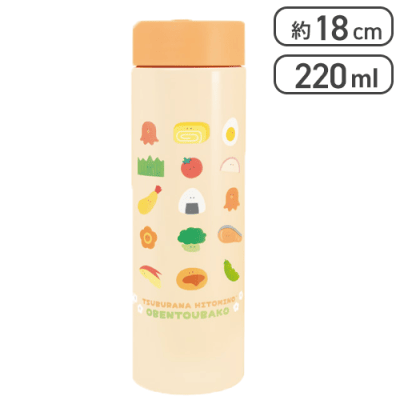 【お弁当箱】つぶらな瞳の仲間達　ステンレスボトル２２０ｍｌ