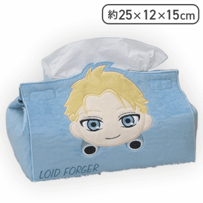 【ロイド】「SPY×FAMILY」 寝そべり プレミアムティッシュボックスカバー“ロイド＆アーニャ＆ヨル”