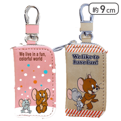 【2種セット】トム＆ジェリー　カラビナ付きミニケース4