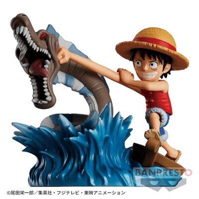 ワンピース ワールドコレクタブルフィギュア ログストーリーズ-モンキー・D・ルフィVS近海の主-