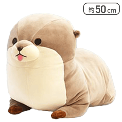 【ベー】くったりカワウソもちふわキューティフェイスBIG