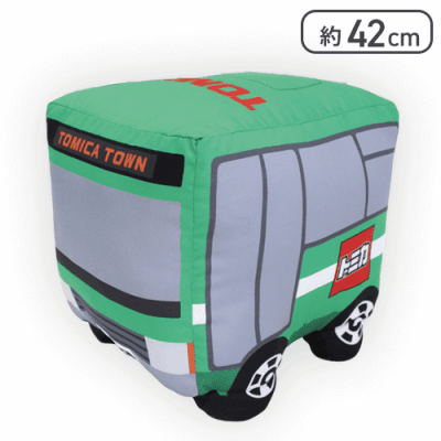 【バス】トミカ 特大サイズぬいぐるみ トラック&バス