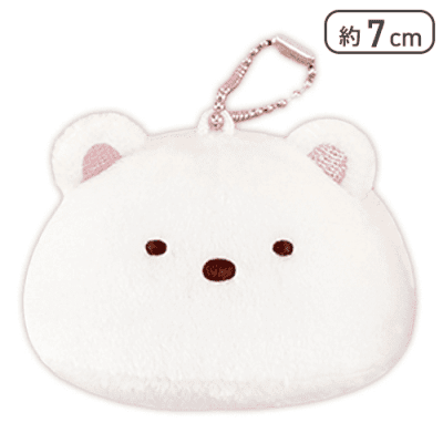 【しろくま】すみっコぐらし フェイスマスコットキーチェーン