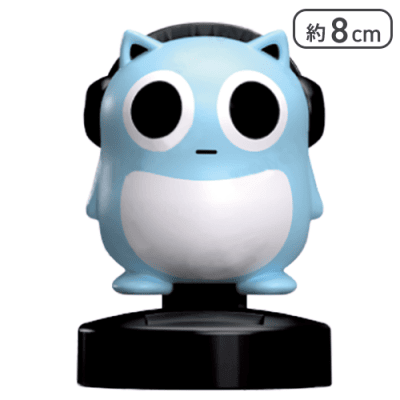 【ノーマル】ブルーハムハム　ゆらゆらソーラーマスコット