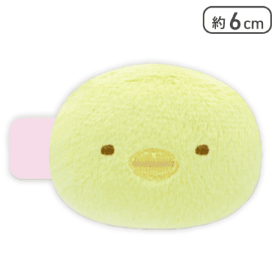 【ぺんぎん？】すみっコぐらし フェイスぬいぐるみヘアクリップ