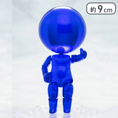 【ブルー】でふぉるむぷらす モブのあの人 フルアクションデフォルメフィギュア