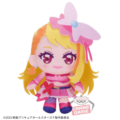 【キュアバタフライ】映画プリキュアオールスターズF コロっとまんまる プリフェイスぬいぐるみ1
