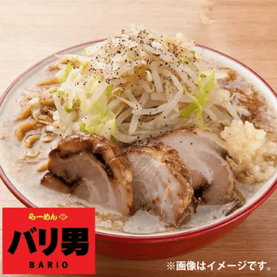 らーめんバリ男 らーめん（特製唐花付き）