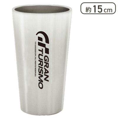 【シルバー】グランツーリスモ 真空ステンレスタンブラー