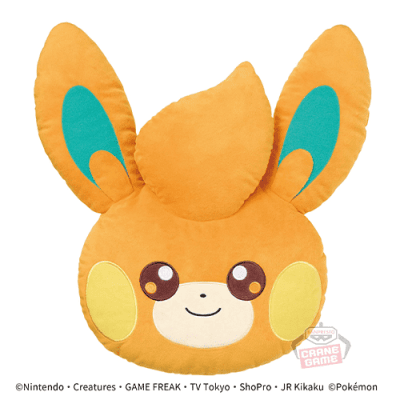 ポケットモンスター 顔型ぬいぐるみクッション-パモ-