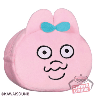 【目が点】おぱんちゅうさぎマニア！ フェイスポーチ