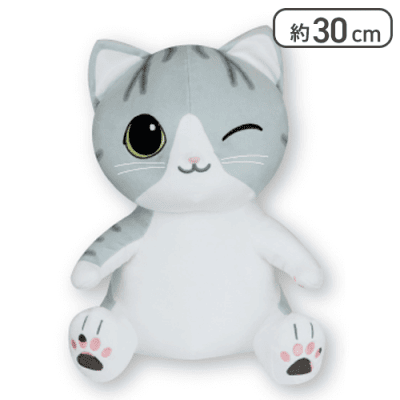 【単品配送不可】【ウィンク】もちまる　BIGぬいぐるみ2