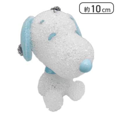 【パステルブルー】スヌーピー キラキラライティングミニドール