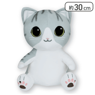 【単品配送不可】【ノーマル】もちまる　BIGぬいぐるみ2