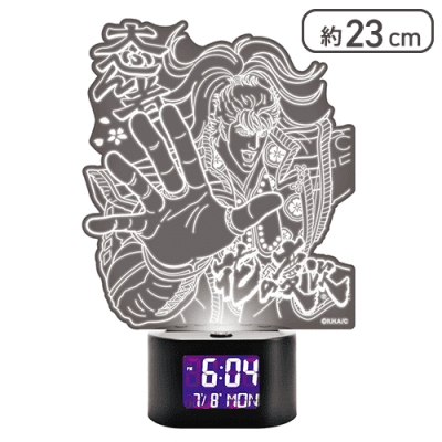 花の慶次 光る！LEDアクリルクロック