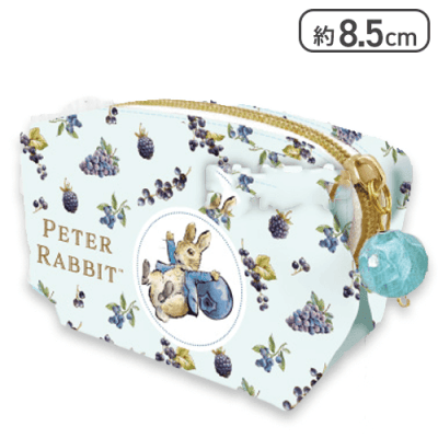 【ブルー】ピーターラビット ぷちポーチ